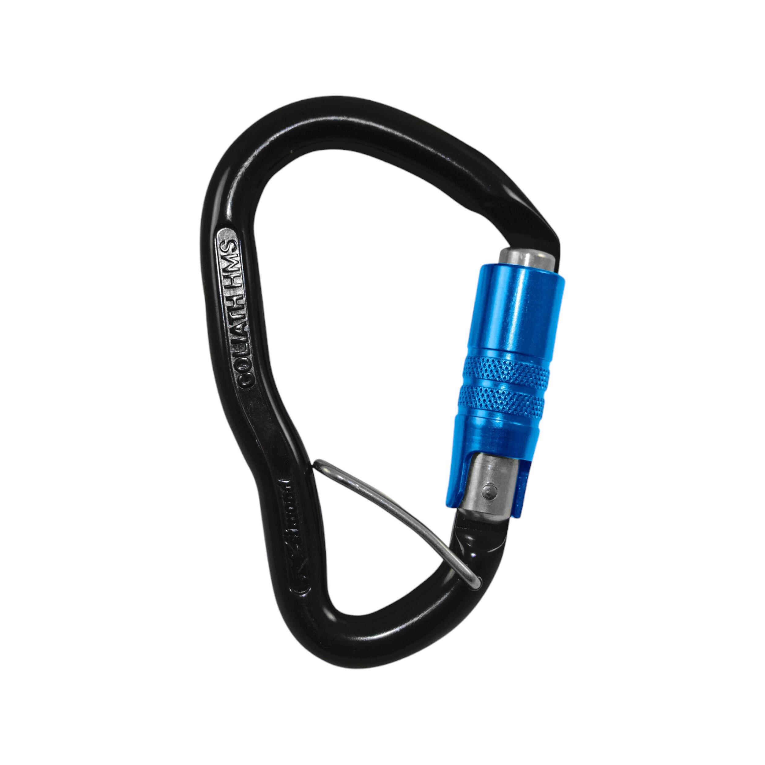 24KN Aluminium Mousqueton Autobloquant Equipement D'Alpinisme Escalade Descente En Rappel