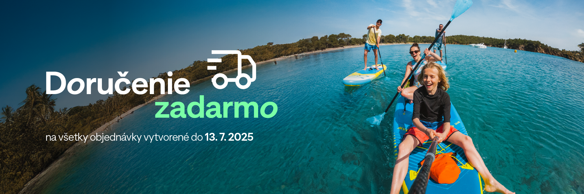 Doručenie zadarmo na všetko