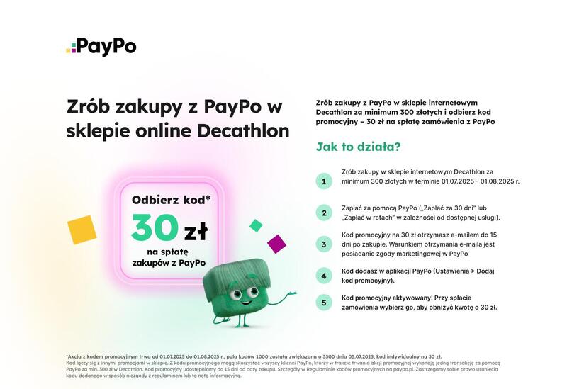 PayPo - odbierz kod na pierwsze zakupy!