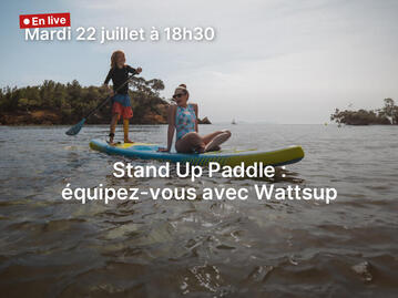 Live stand up paddle le mardi 22 juillet à 18h30