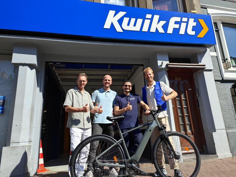 Fiets reparatie bij KwikFit