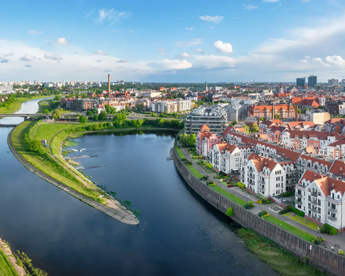 Poznań z lotu ptaka