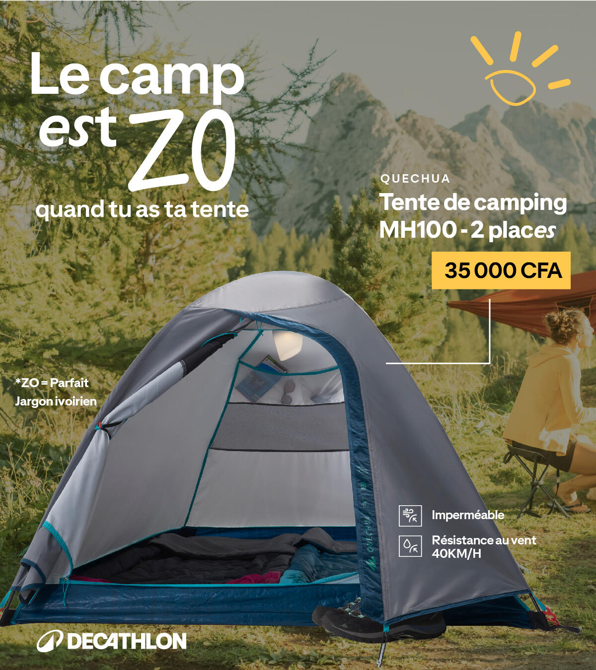 Tente de camping