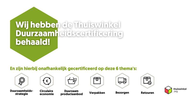 Thuiswinkel duurzaamheidcertificering