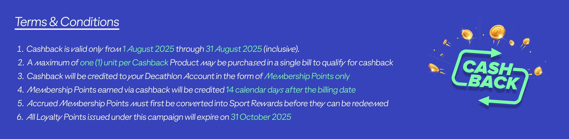 SPORTY REWARD TNC