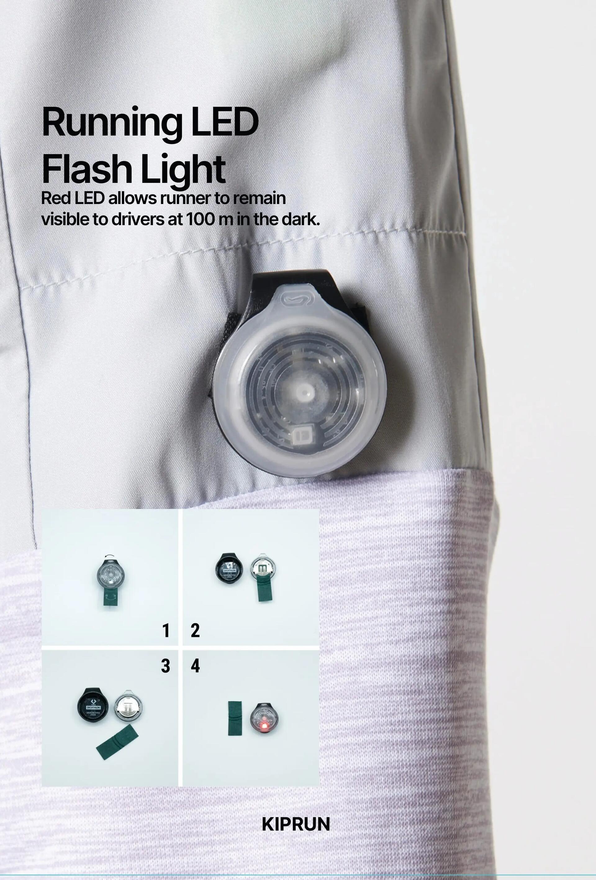 FLASHING RUN LIGHT - RED