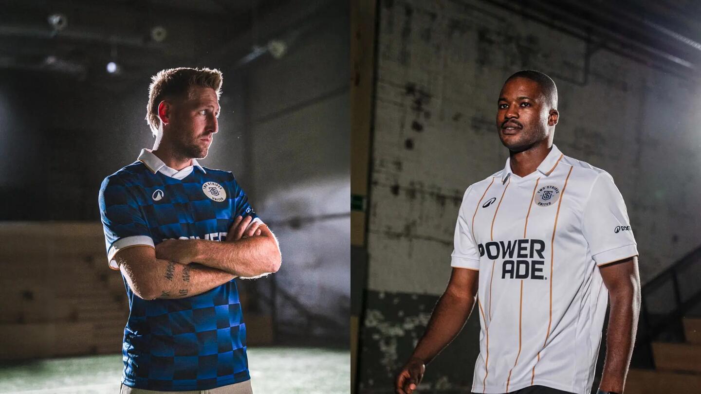 Heim- und Auswärtstrikot von Two Stripes United