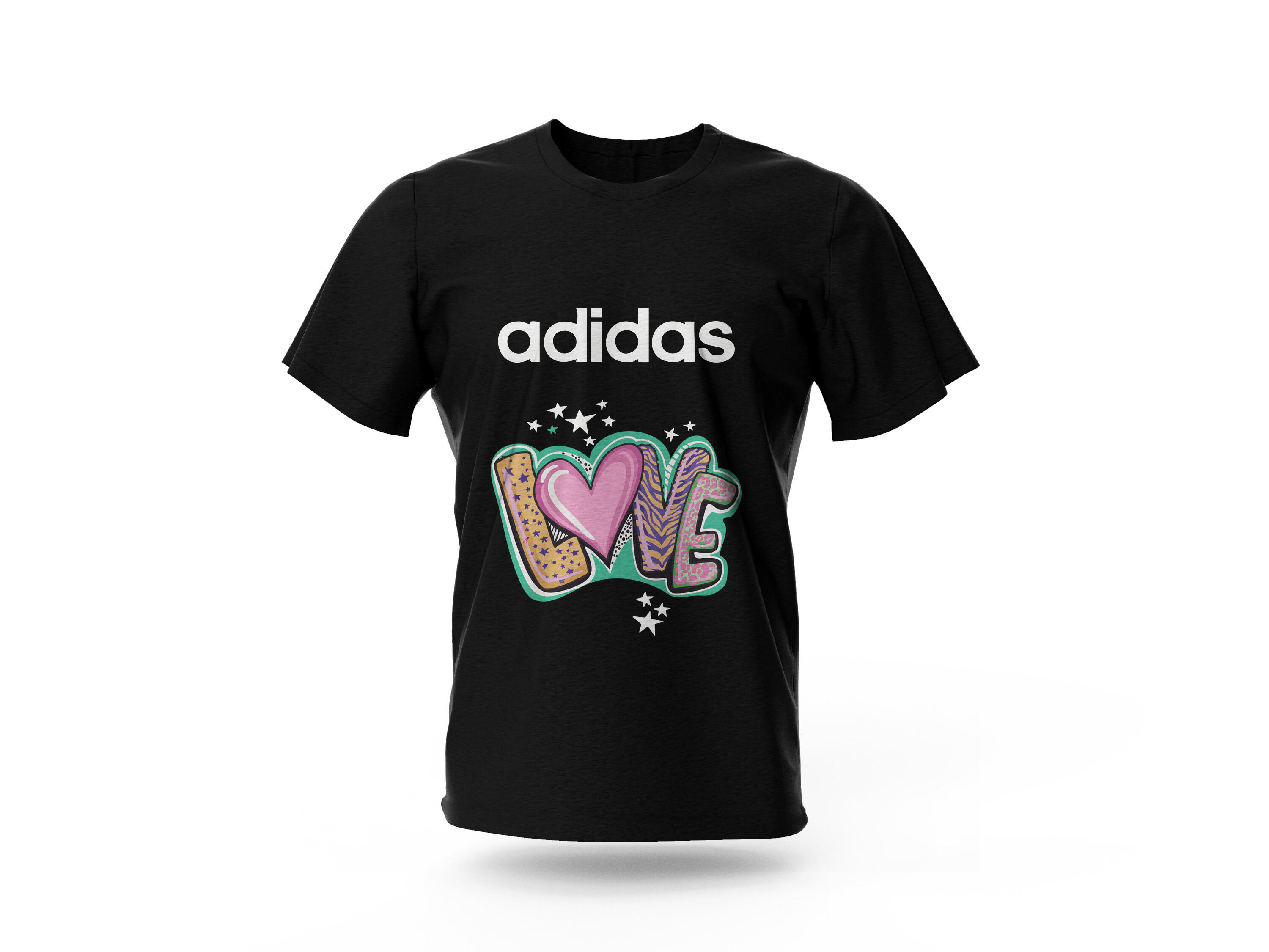 T-shirt Adidas Graffiti Love