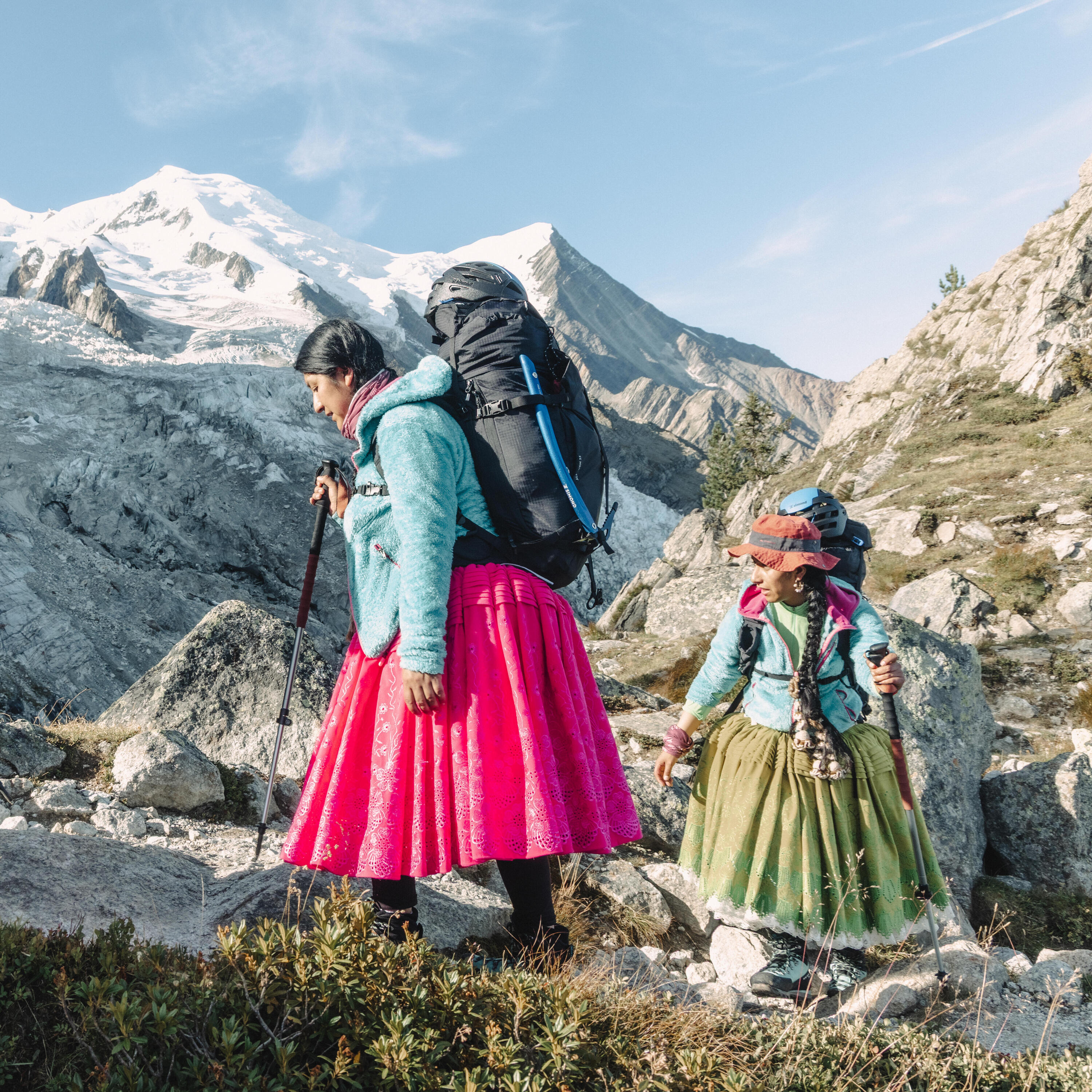 Las Cholitas escaladoras