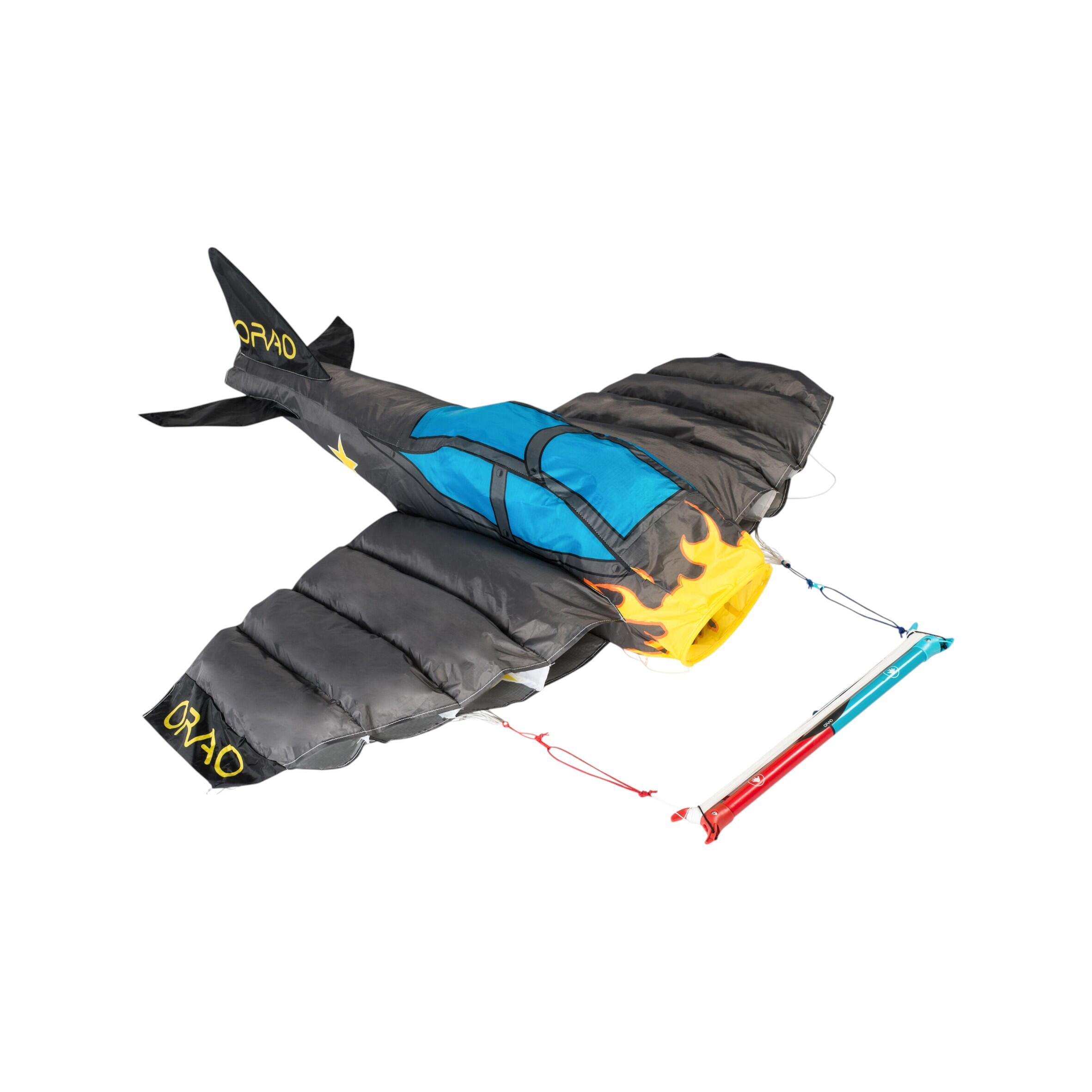 Cerf-volant De Traction 3m² 9KM – 4 Lignes, Pour Adulte – Entraînement Parapente / Kitesurf