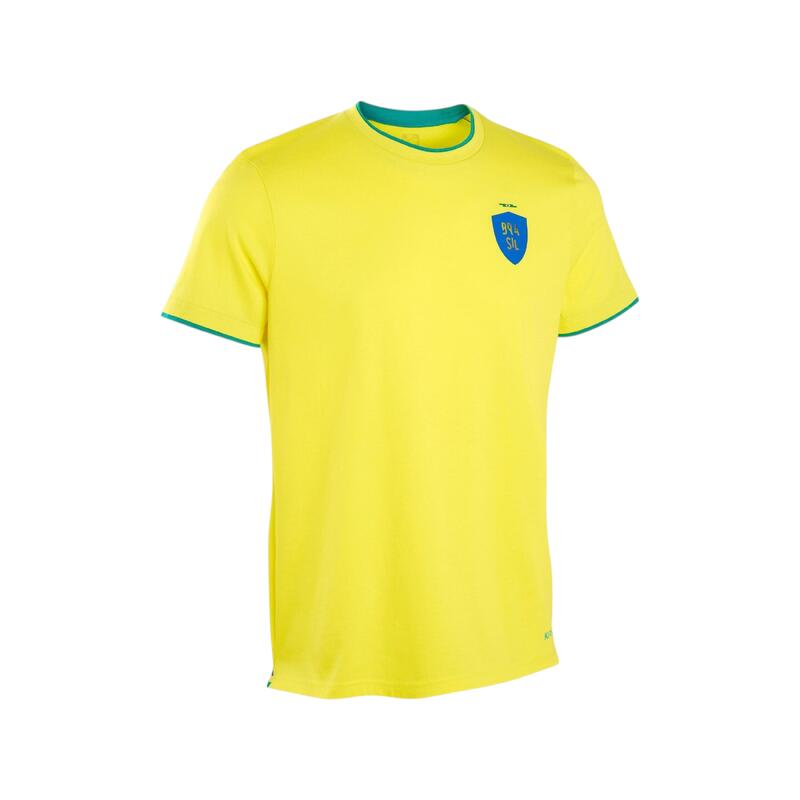 T-shirt Supporter Brésil - Coton, Taille Adulte Homme - Pour Match, Fan De Football Et Collection