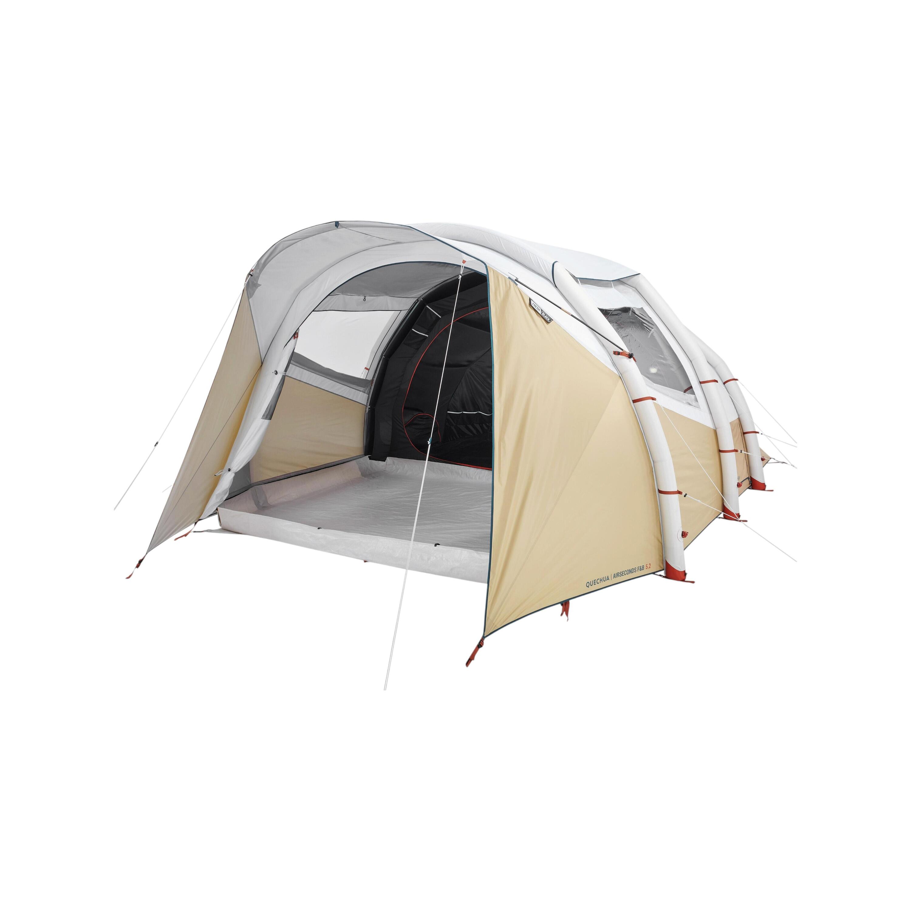 Tente Toile Coton Brixen 4 Personnes - 3 Arceaux - Beige - Occasion Allemagne
