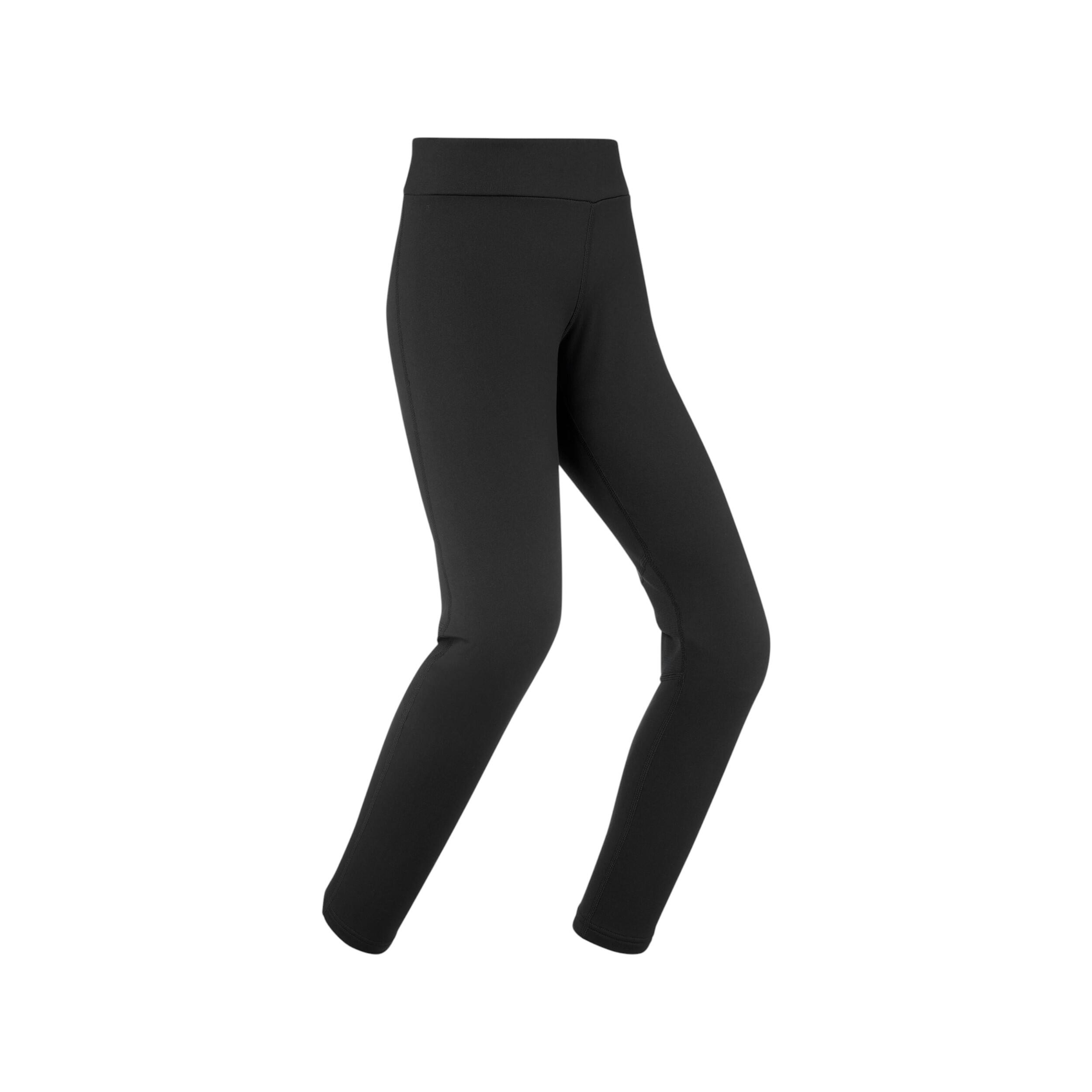Legging Chaud Fille Polaire Côtes – Collant Thermique Hiver Taille Haute, Doux Et Élastique Pour Enfant 4-11 Ans