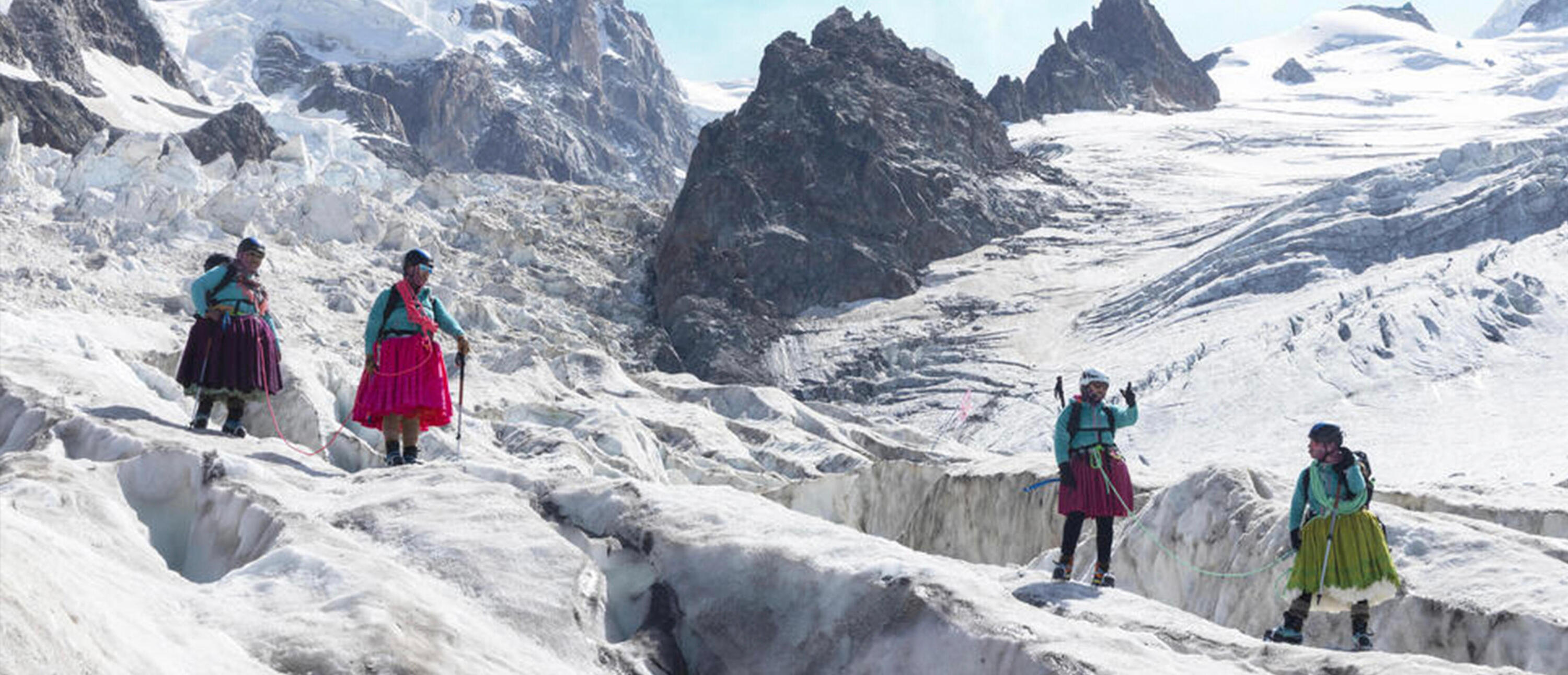 la cholitas escaladoras boliviennes mont blanc