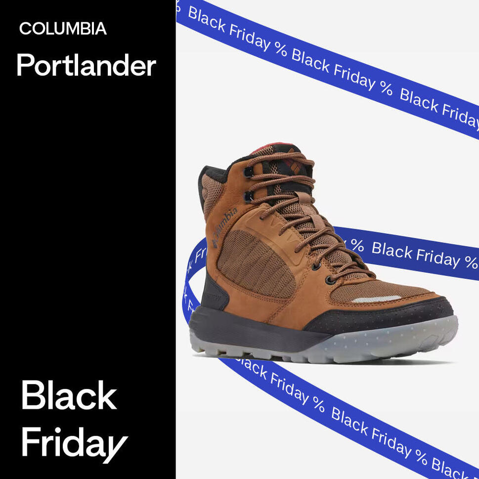 Rjavi moški pohodniški čevlji COLUMBIA