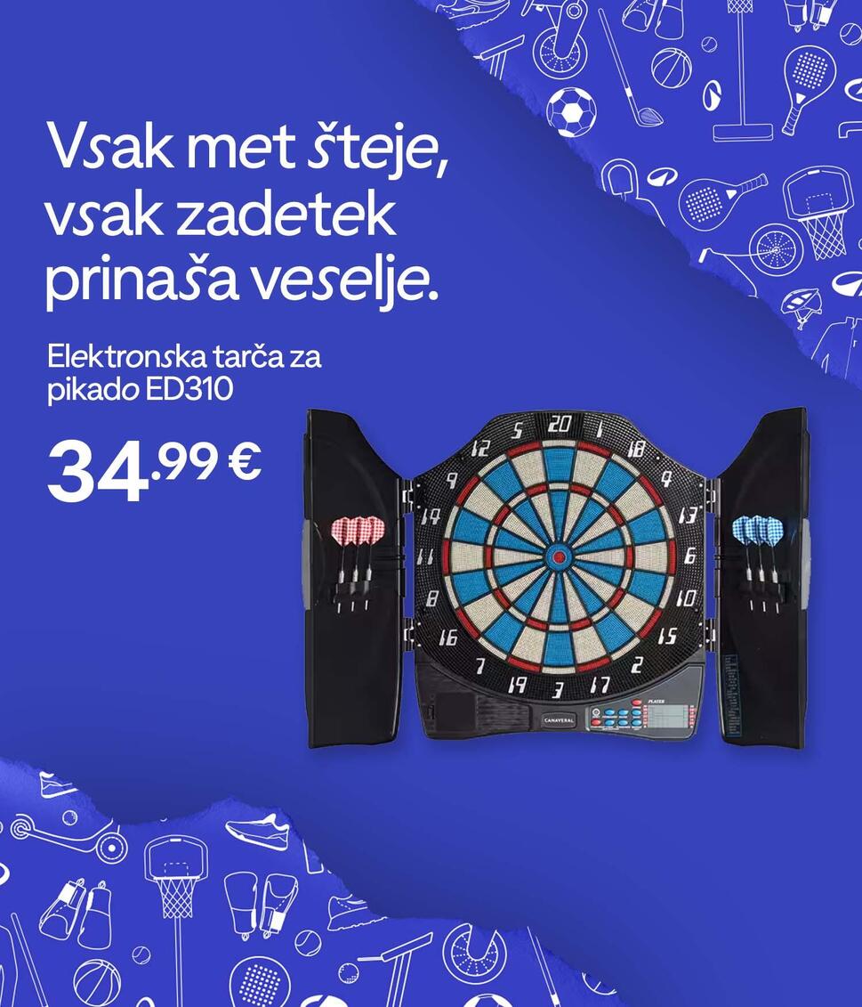 Športna darila za družino - pikado