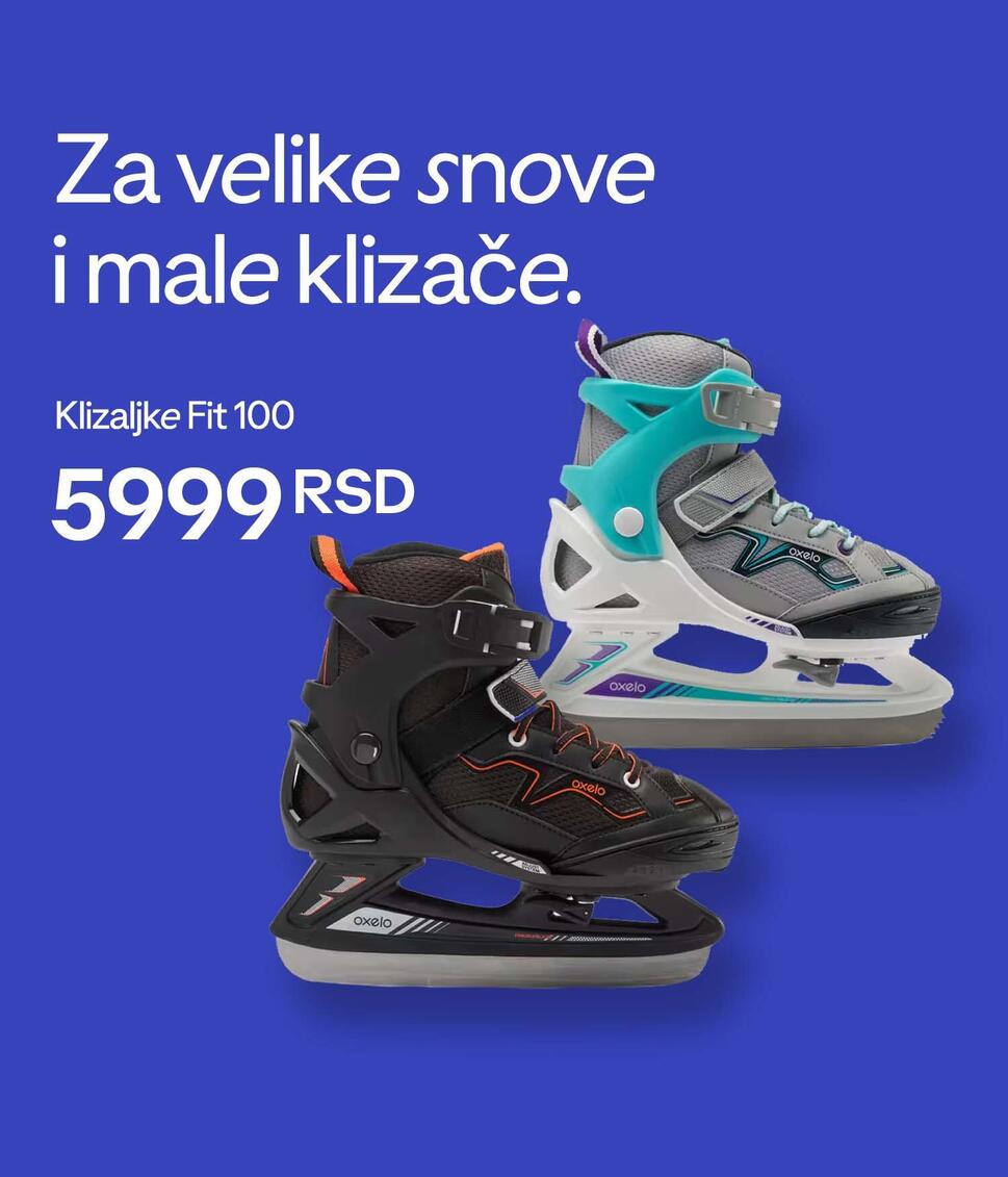 Klizaljke FIT 100 za decu