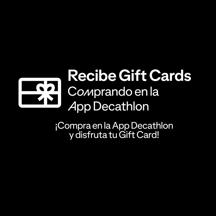 Recibe una Gifcard comprando desde la App Dectahlon, hasta 25.000 pesos de regalo¡Revisa nuestra web constantemente!