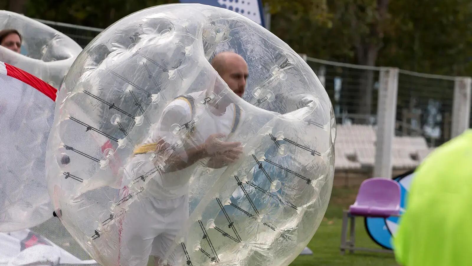 Bubble football
