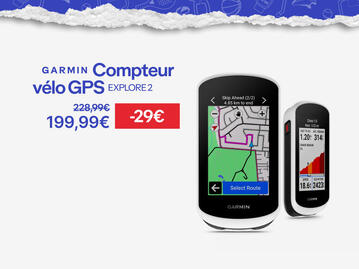Garmin : compteur vélo GPS à -29€