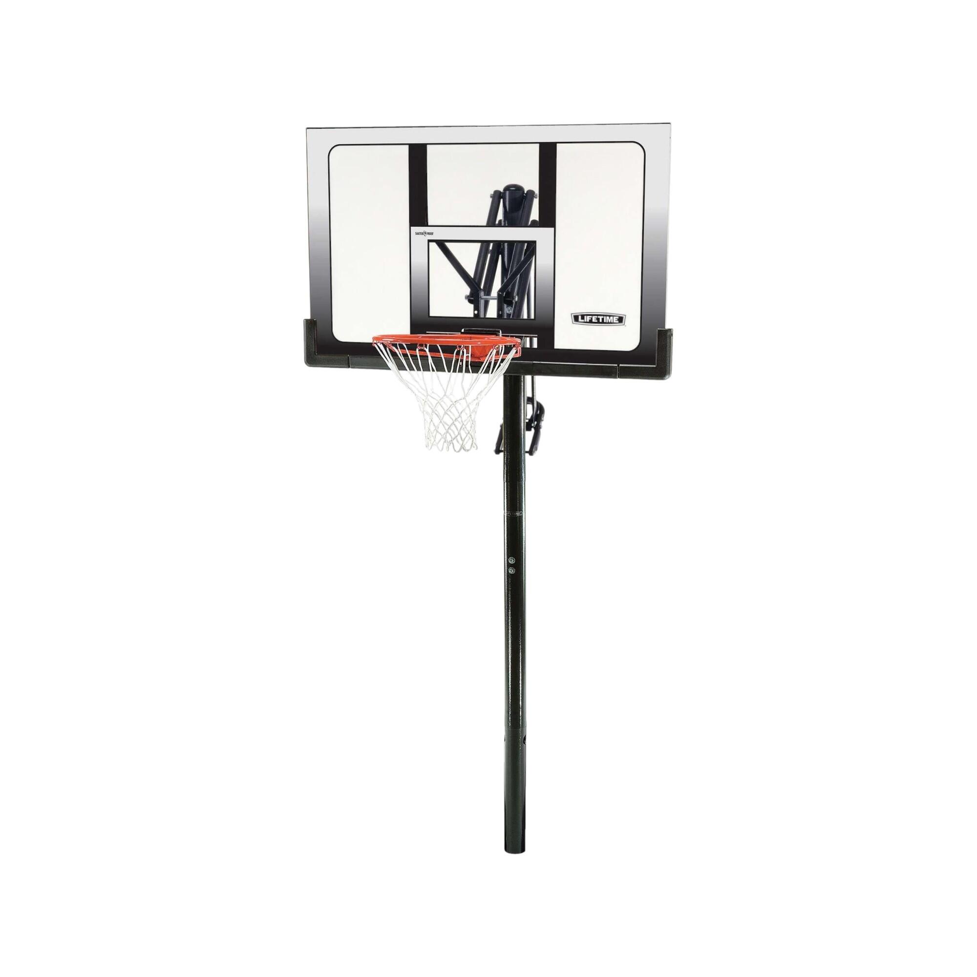 Pallone Da Basket Taglia 5 Palo Da Basket Regolabile - Da 170 A 215 Cm Con Palla E Pompa VIRTUFIT Tabellone Basket