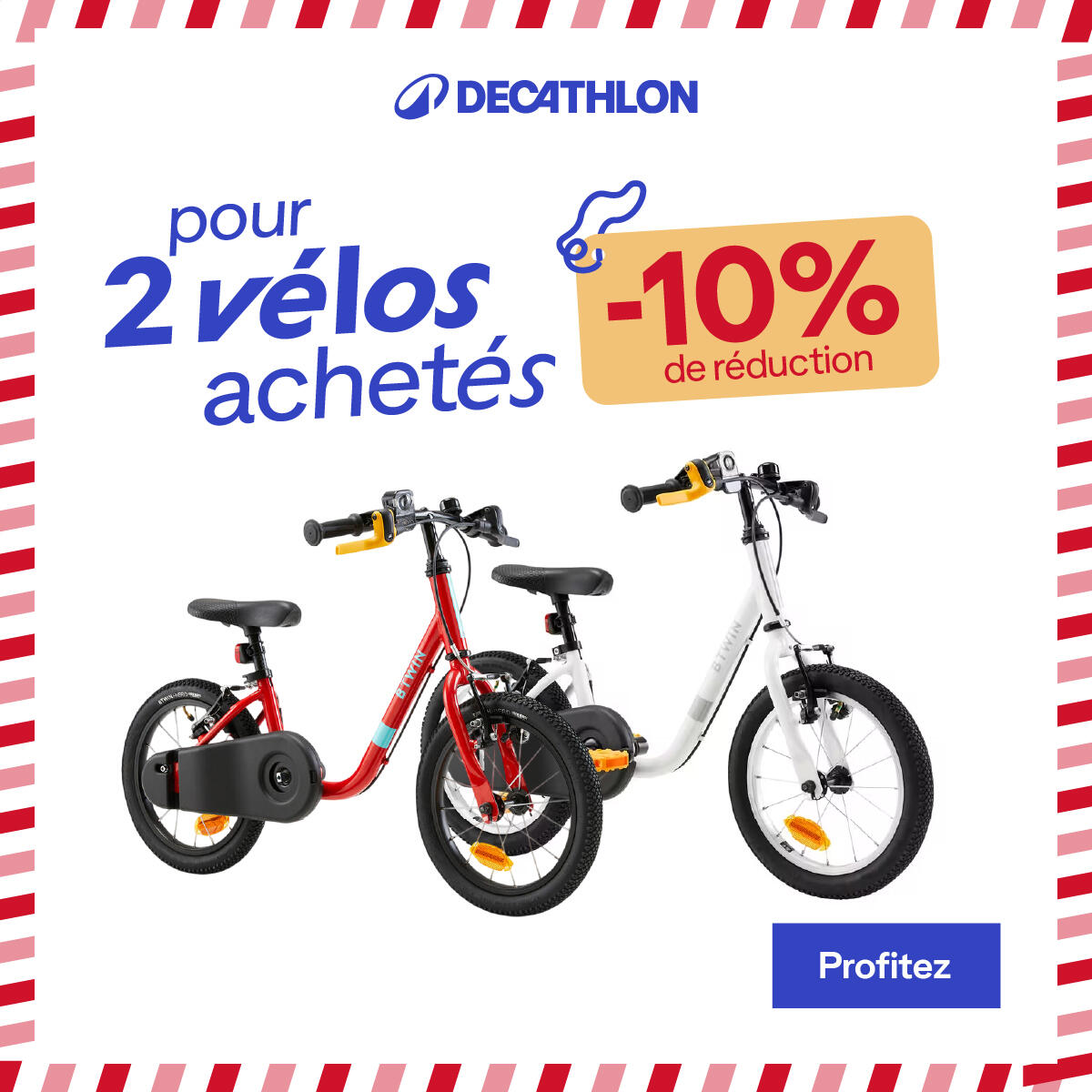 Kit 2 vélos achetés