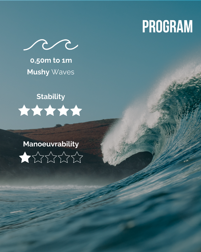 Foam surfboard 7'8" - 500