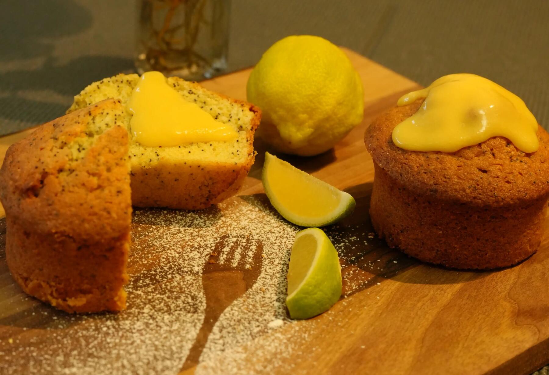 cake moelleux citron pavot proteinee