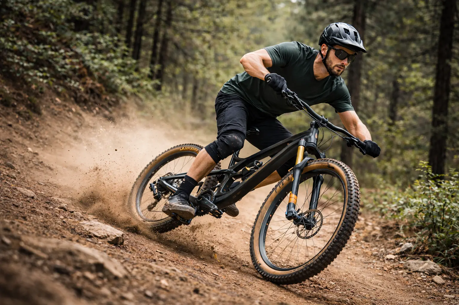 hombre con bicileta mullet