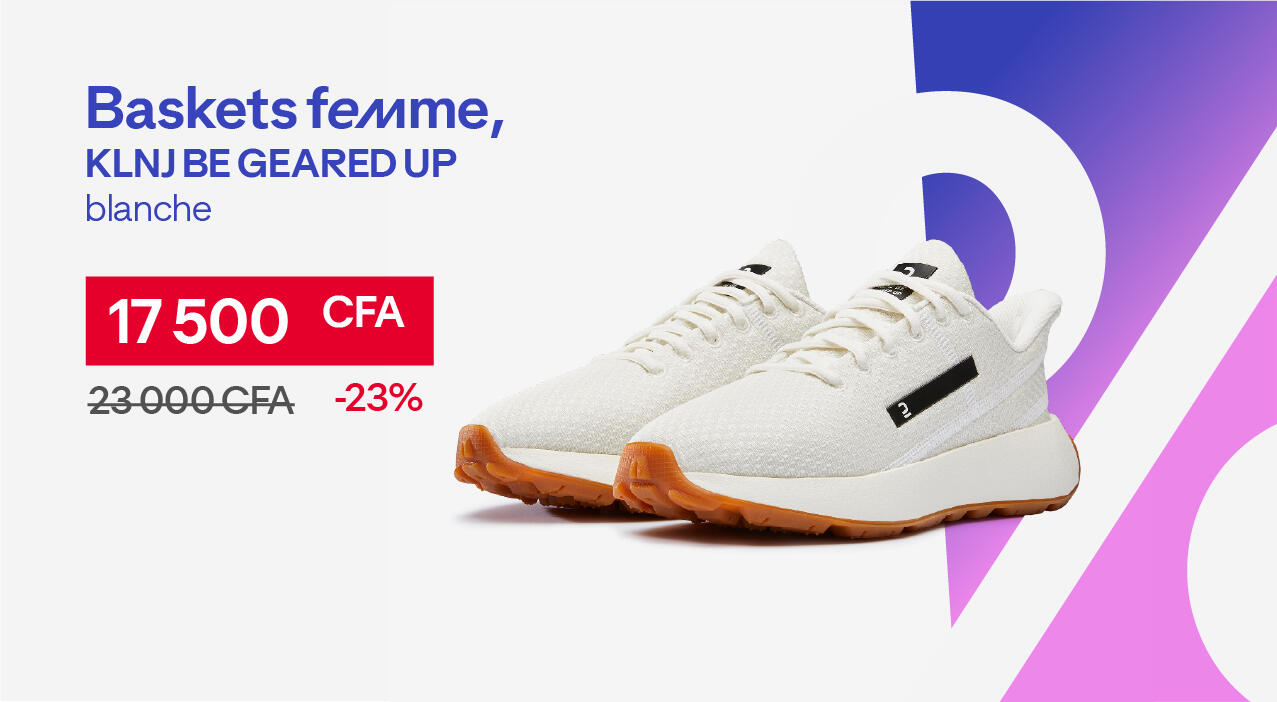 Baskets femme, KLNJ BE GEARED UP blanche