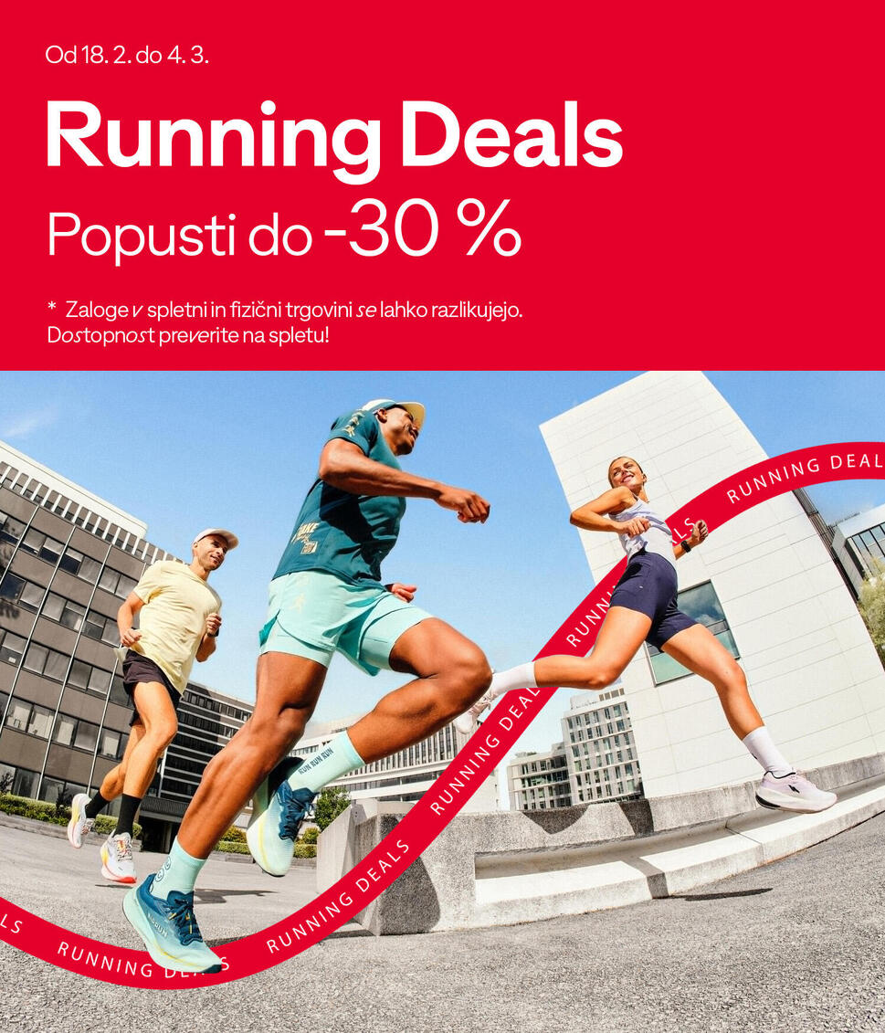 Running Deals do -30%