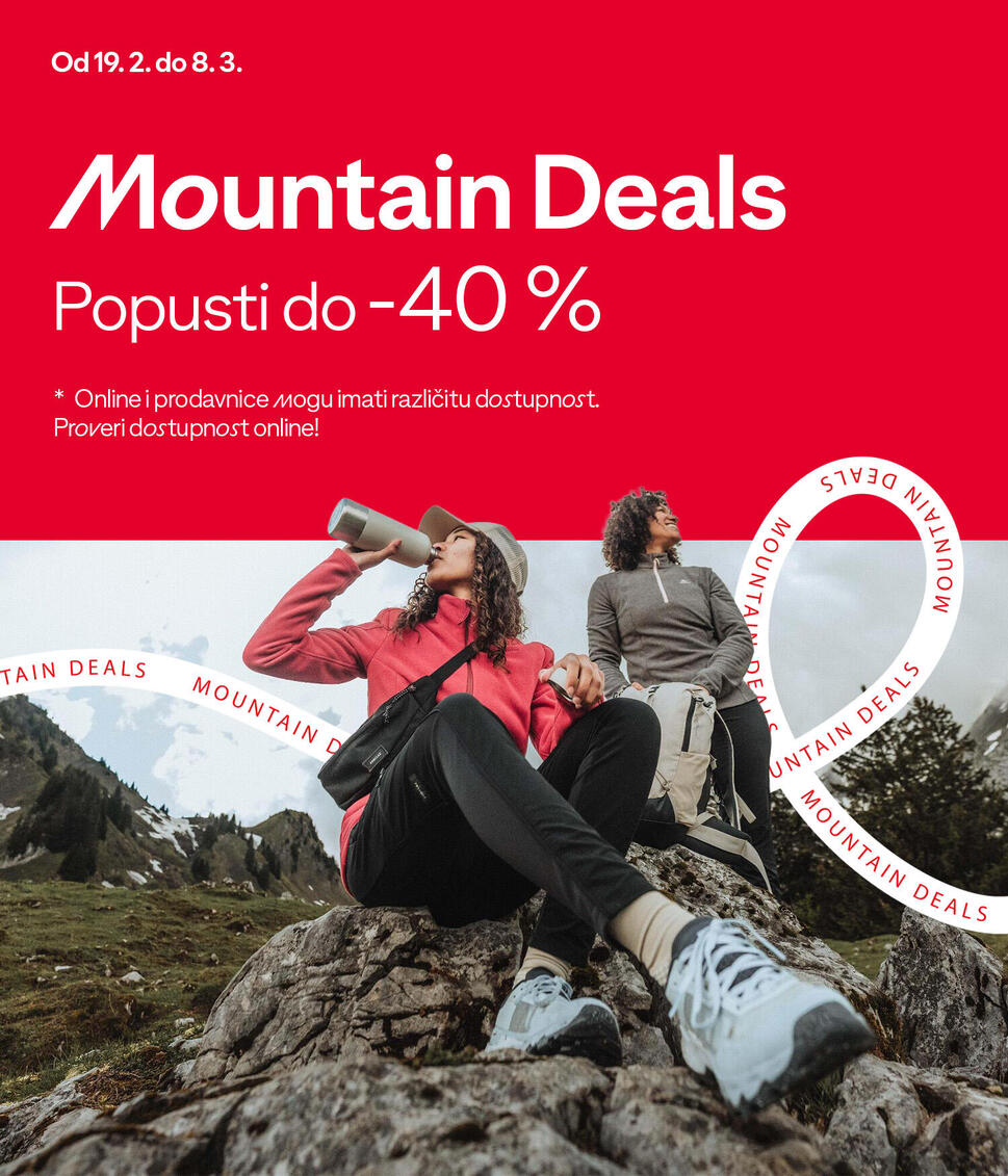 Mountain deals do -40%
