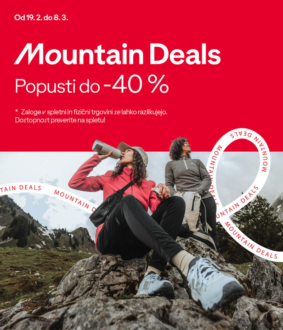 Mountain deals do -40%
