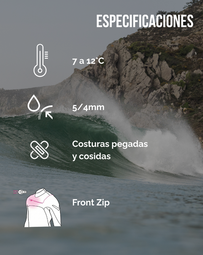 Traje de neopreno 5/4 Hombre
