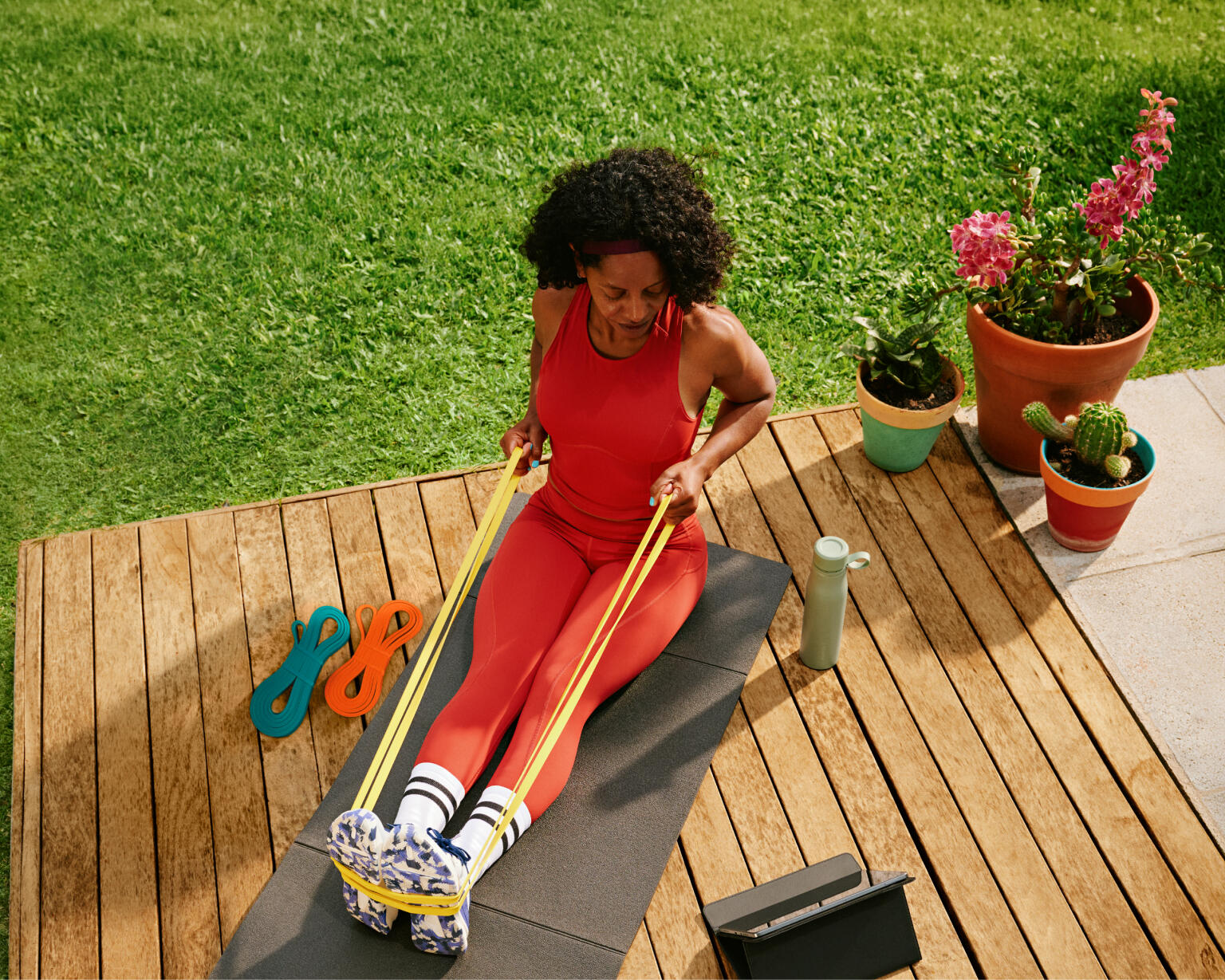 equipamiento fitness en primavera