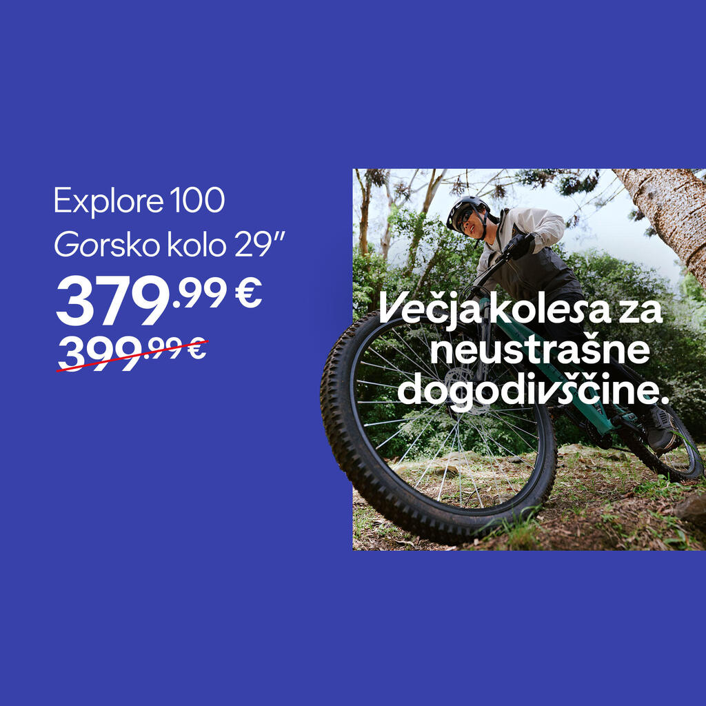 Večja kolesa za neustrašne dogodivščine.