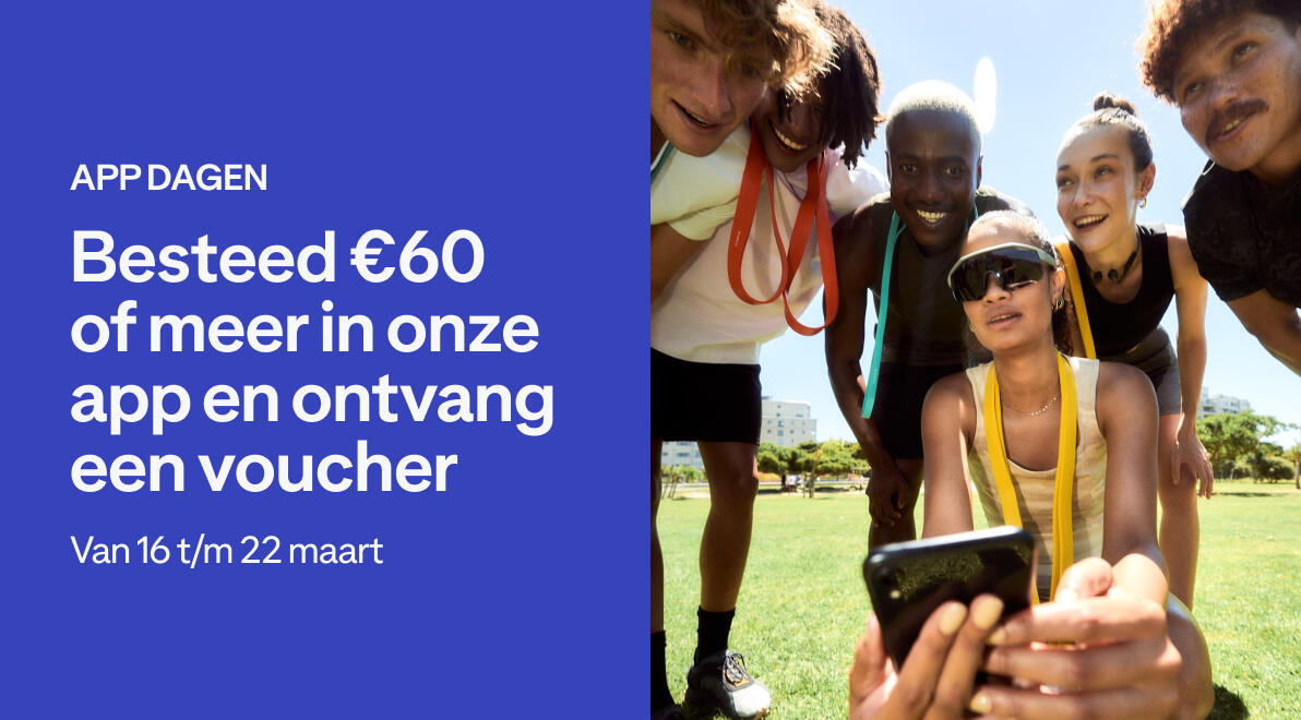 Promotie banner app dagen