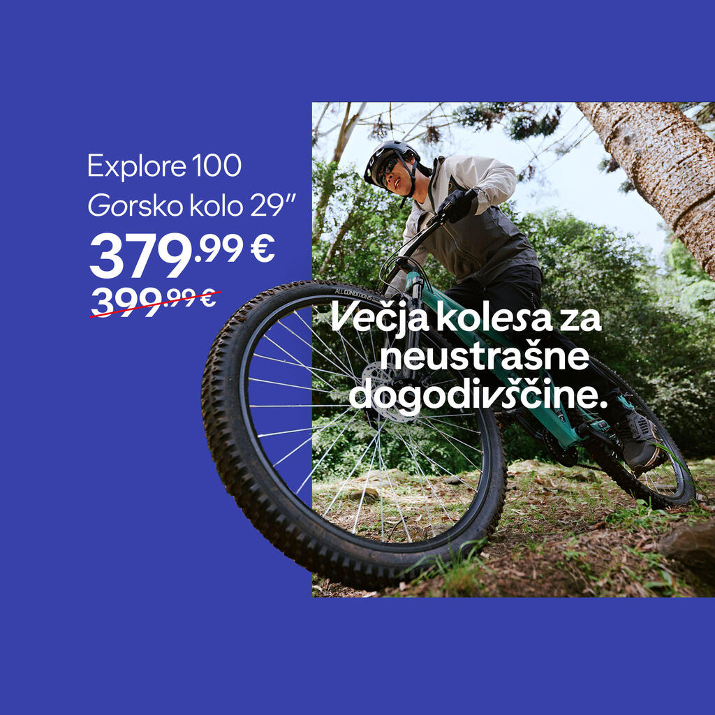 Večja kolesa za neustrašne dogodivščine.