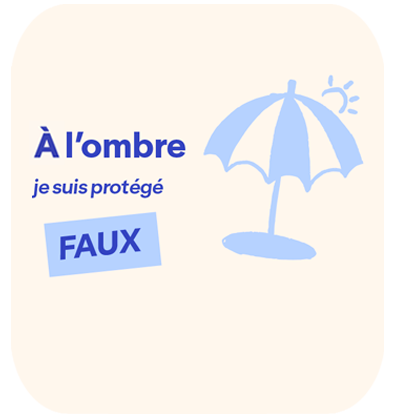 A l’ombre sous votre parasol