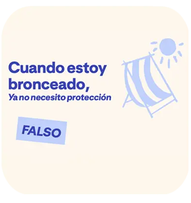 El bronceado es en realidad una reacción de defensa de la epidermis ante una agresión. Solo ofrece una protección débil (SPF 3-5), insuficiente a largo plazo.