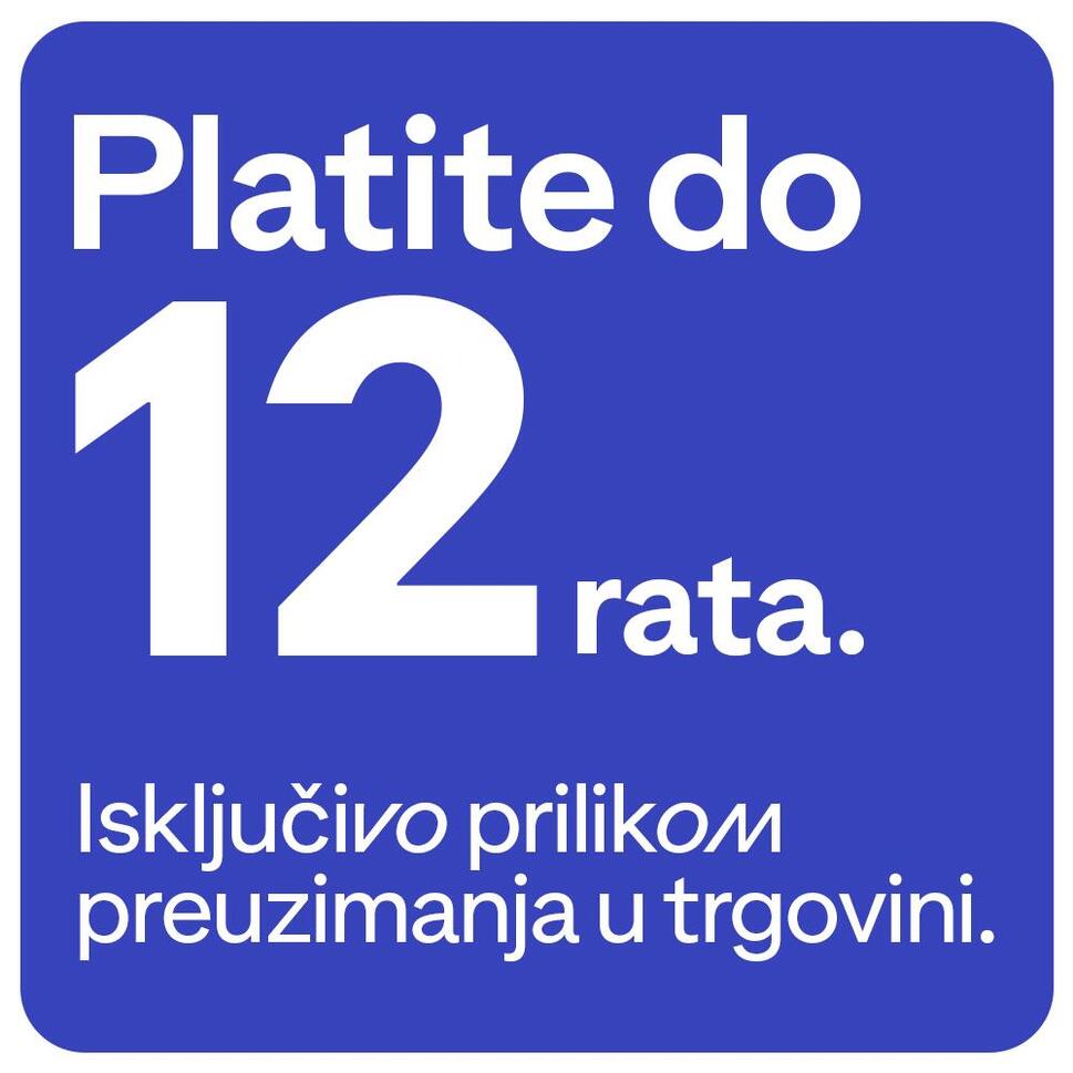 Platite do 12 rata.