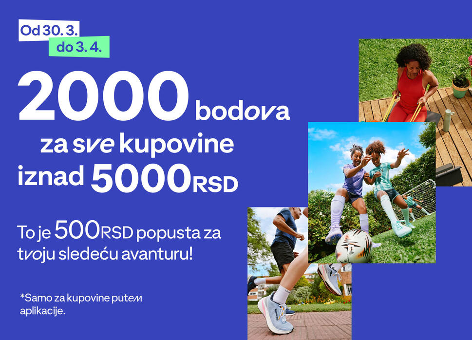 Kupovina u Decathlon prodavnici