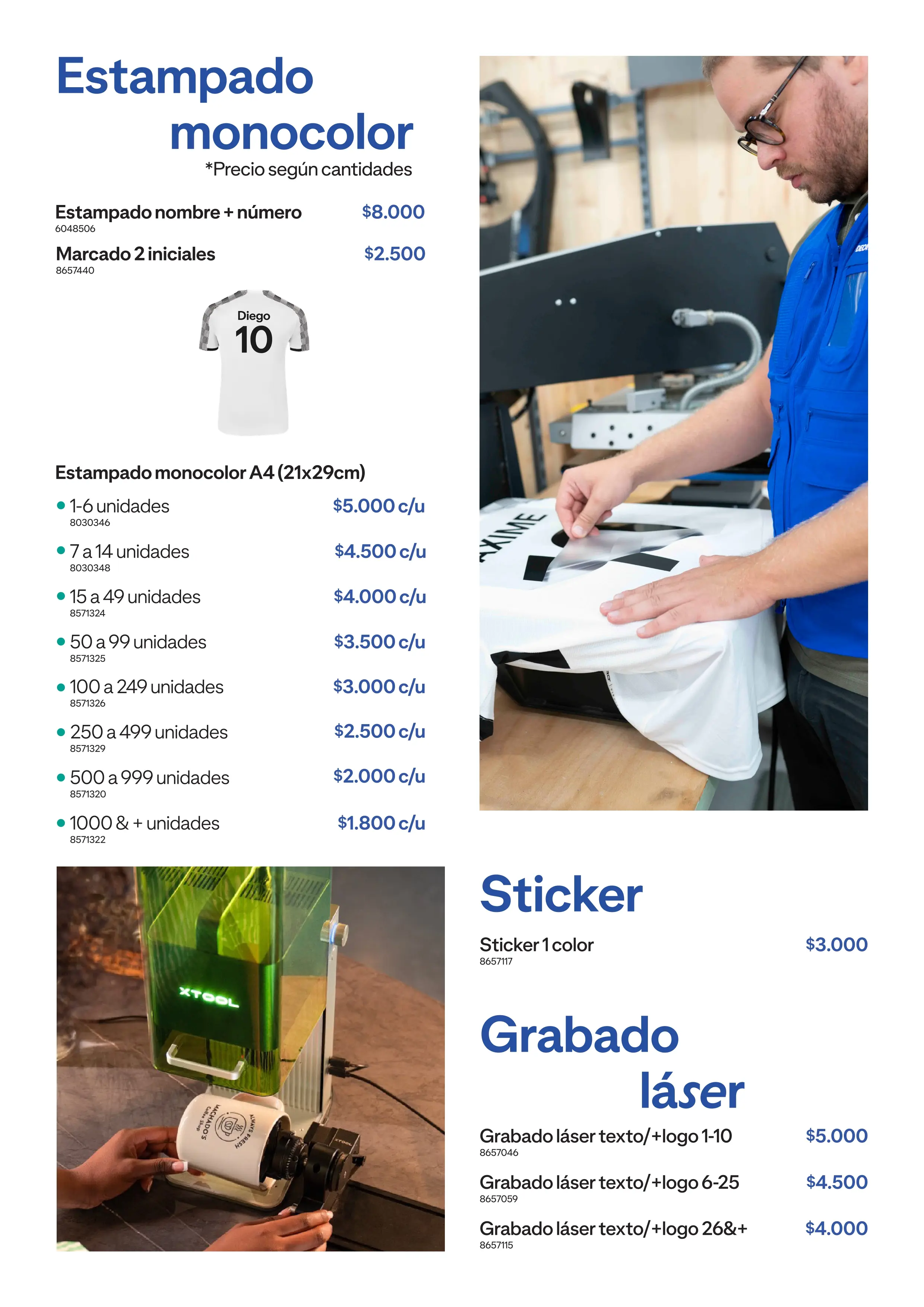 Servicios Personalización