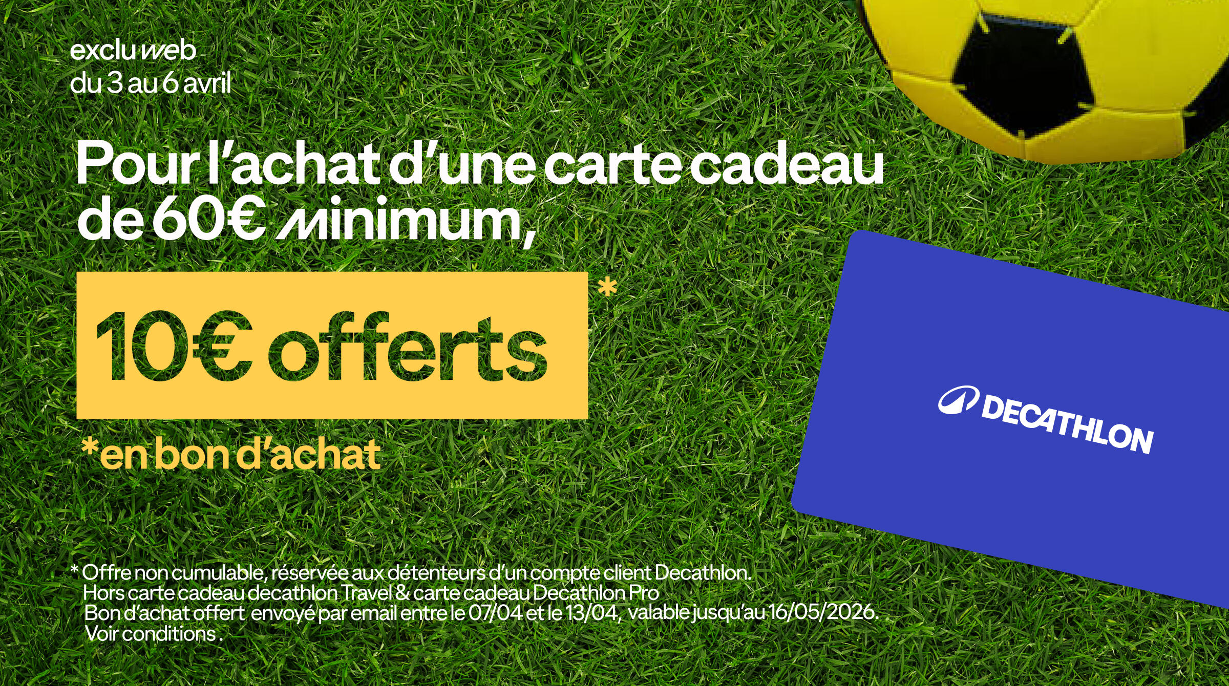 Decathlon gift card