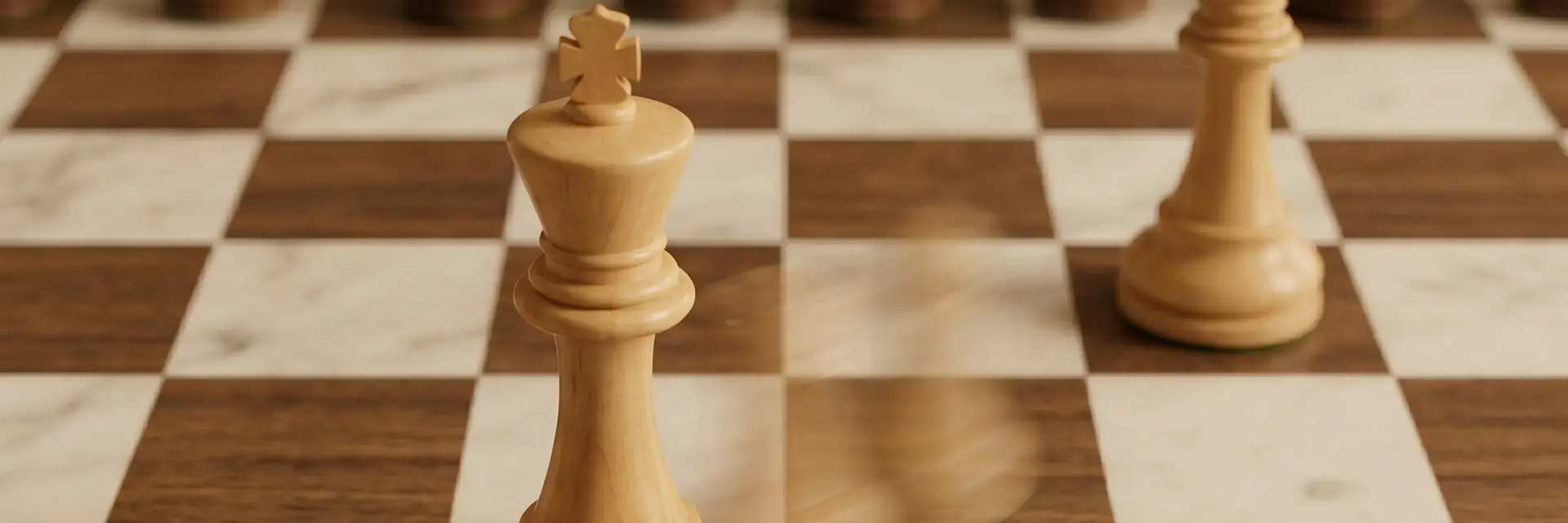 Król na szachownicy