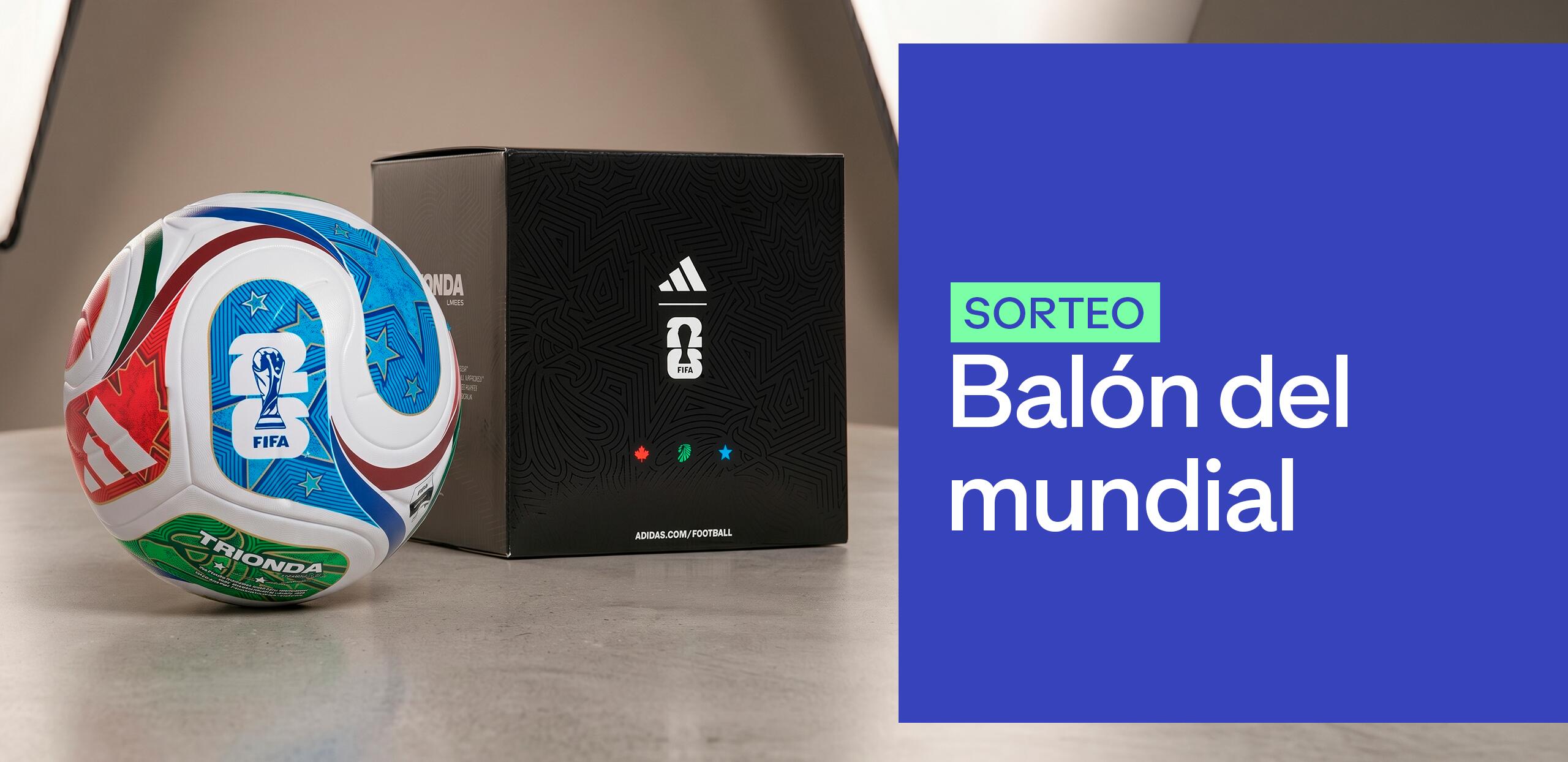 SORTEO PELOTA DEL MUNDIAL 2026 ADIDAS TRIONDA + CAJA