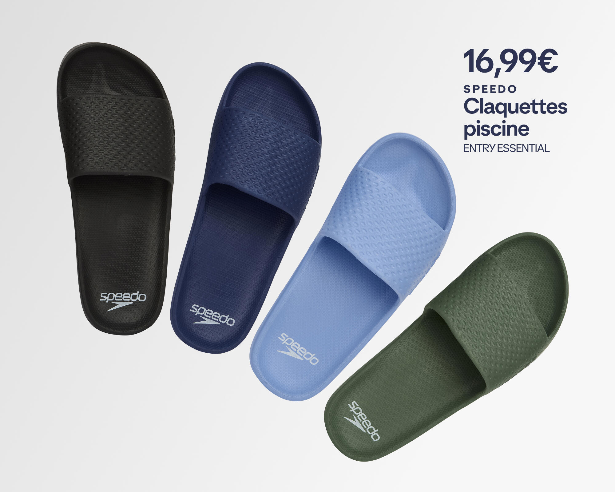 SPEEDO : claquettes de piscine entry essential à 16,99€