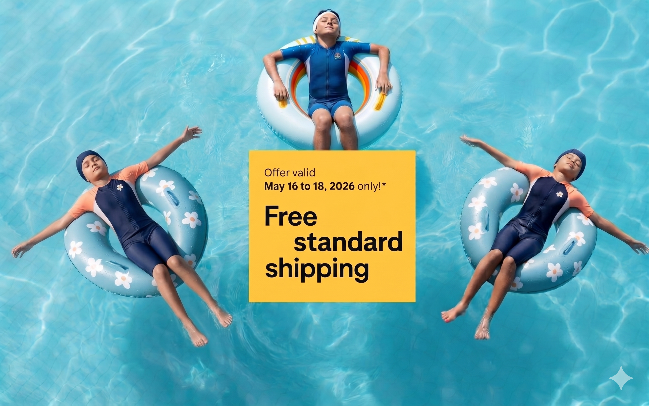 Free standard delivery