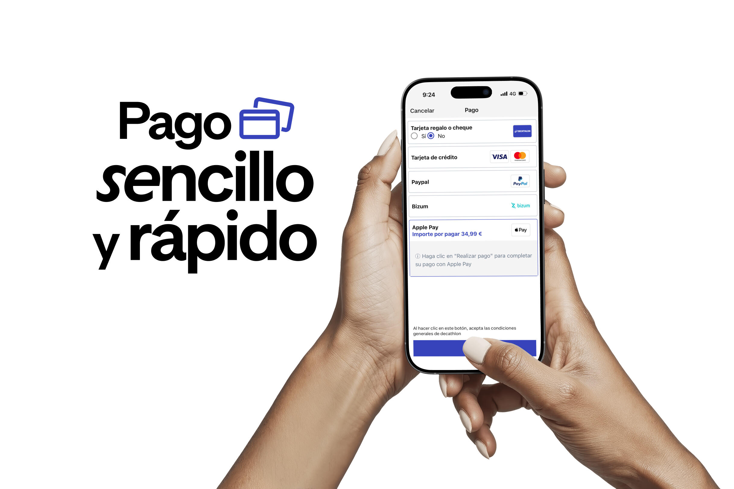 Pago sencillo y rápido