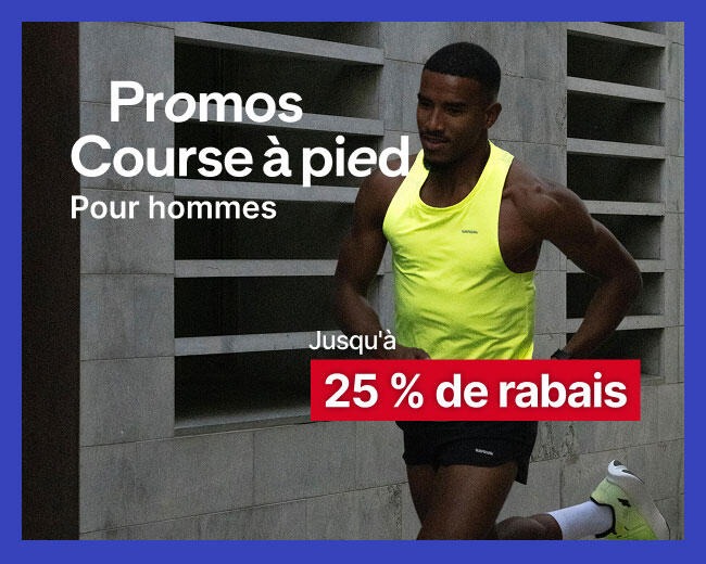 Promos course à pied pour homme